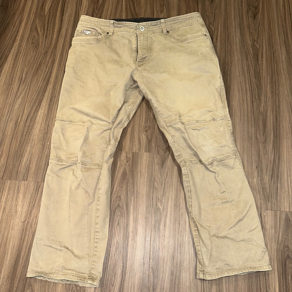 Kuhl Rebel Khaki Pants‎ Mens 40x30 Saddle Stitched Workwear Casual